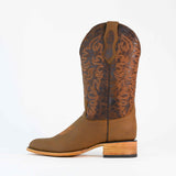 Bota Vaquera de Piel Hombre Liam Café