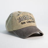 Gorra Vaquera Tacalero Bitono Beige/Gris – Estilo Deslavado