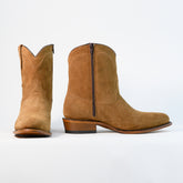 Destiny Women's High Cowboy Boot Brown Leather