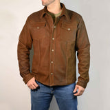 Chamarra de Piel color Café