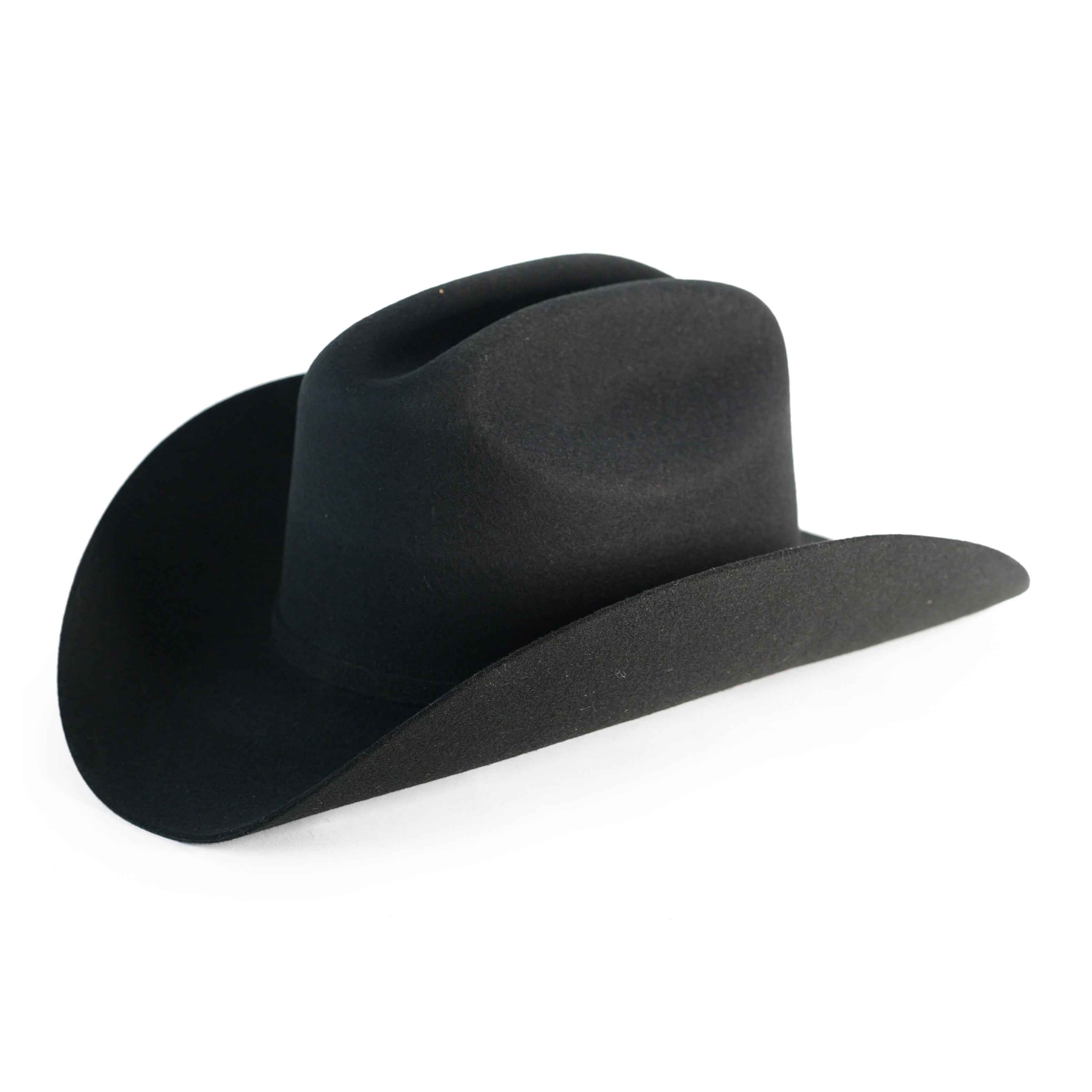 Sombrero Vaquero Texana Laramie Lana Negro 100x