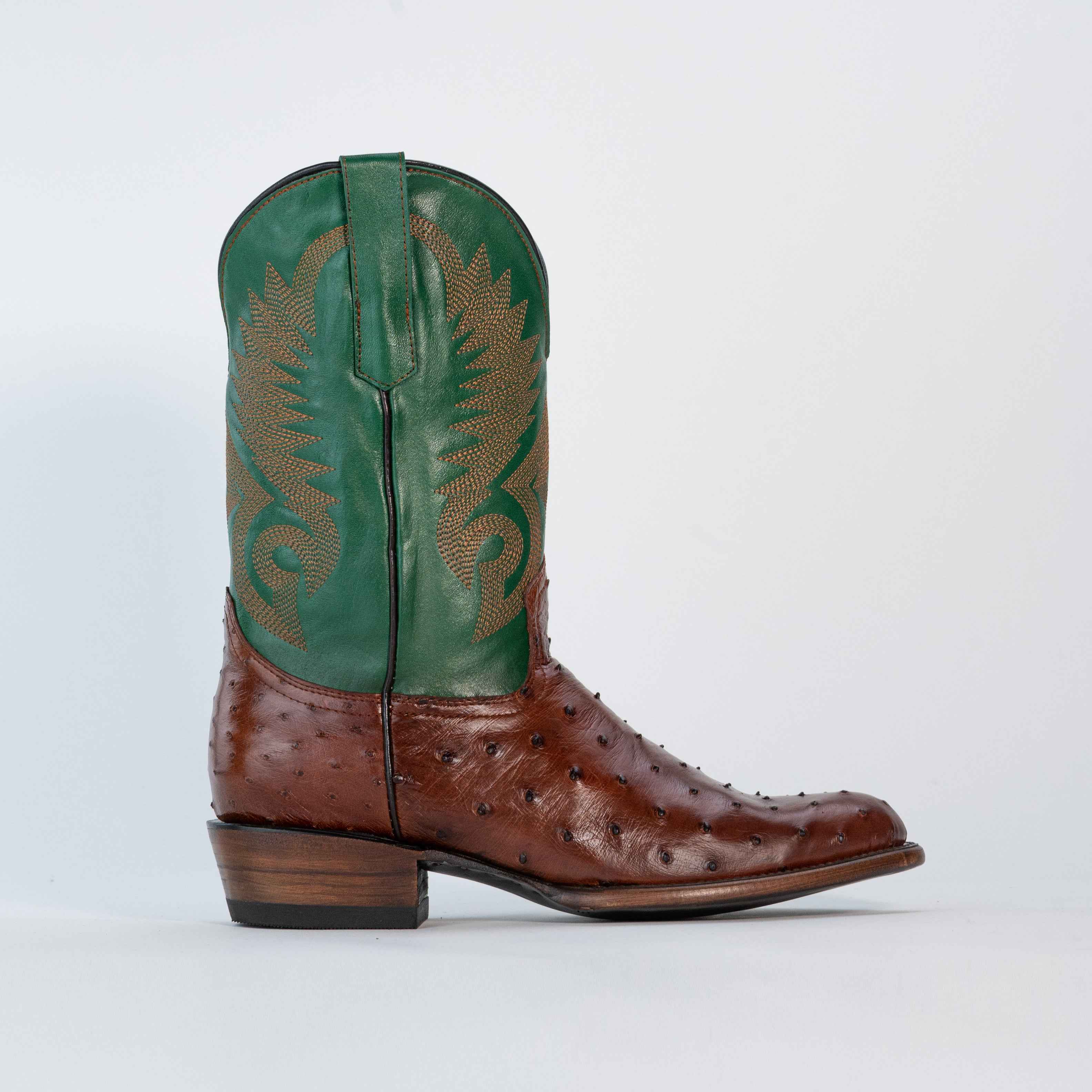 Bota Vaquera Hombre Avestruz