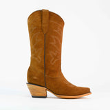 Bota Vaquera de Piel para Dama Amelia Tan