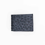 Cartera de Piel tipo Avestruz Negra