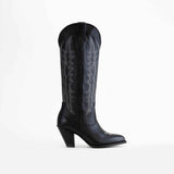 Bota Destiny Vaquera Alta Negra para Dama