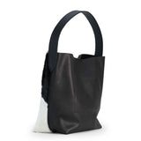 Bolso Shopper de Piel con Pelo de Vaca
