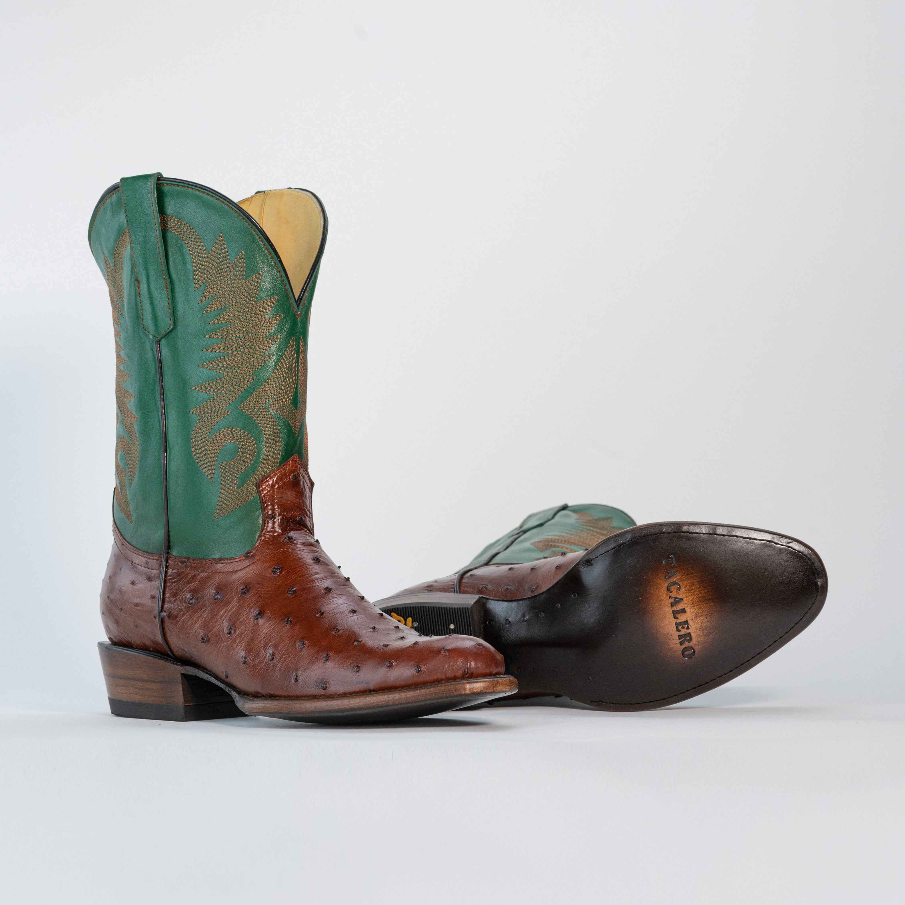 Bota Vaquera Hombre Avestruz