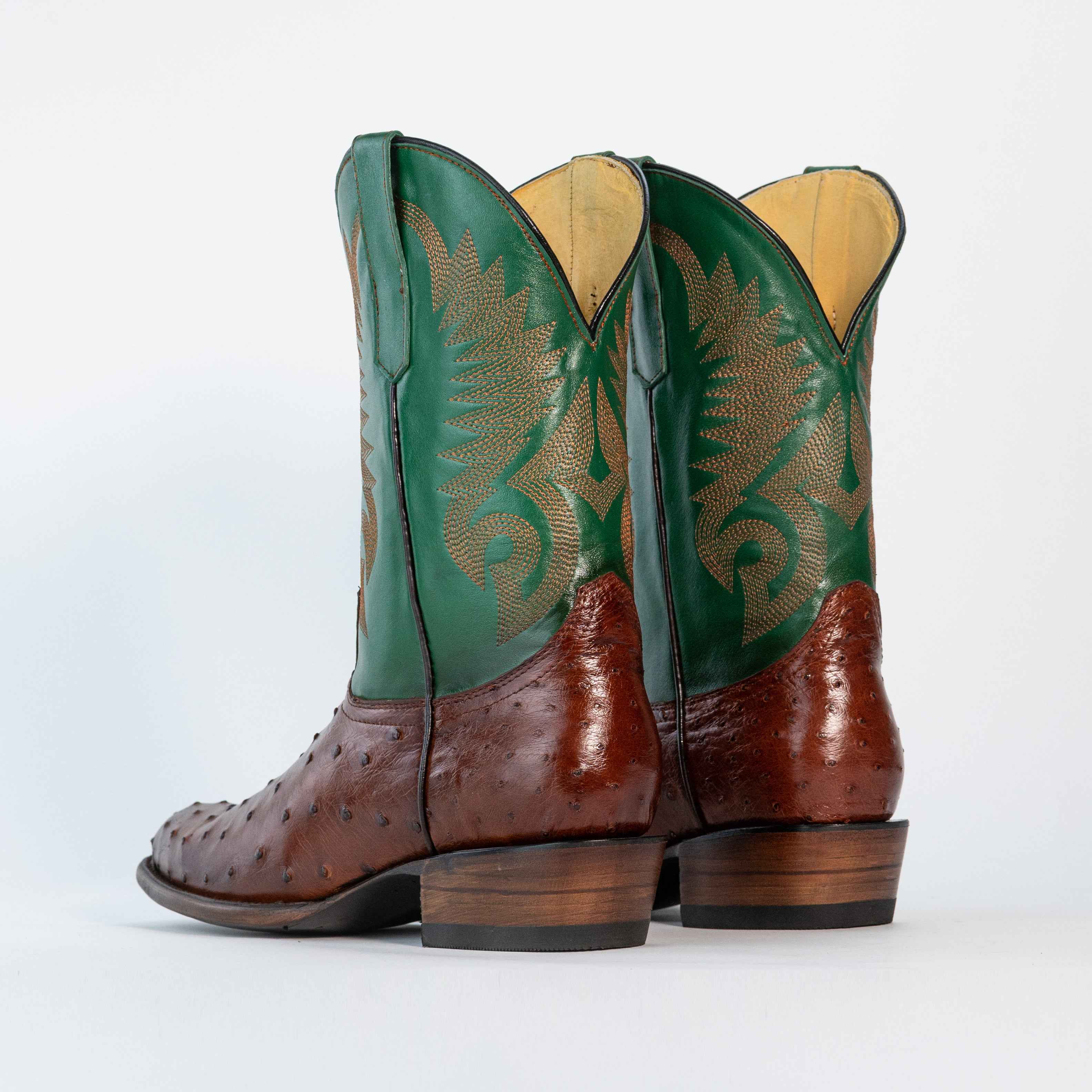 Bota Vaquera Hombre Avestruz