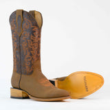 Bota Vaquera de Piel Hombre Liam Café