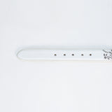 Celina White Cowboy Belt