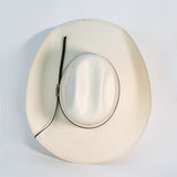 Sombrero Vaquero Tacalero de Papel de Arroz - Horma Minnick Randa Bicolor