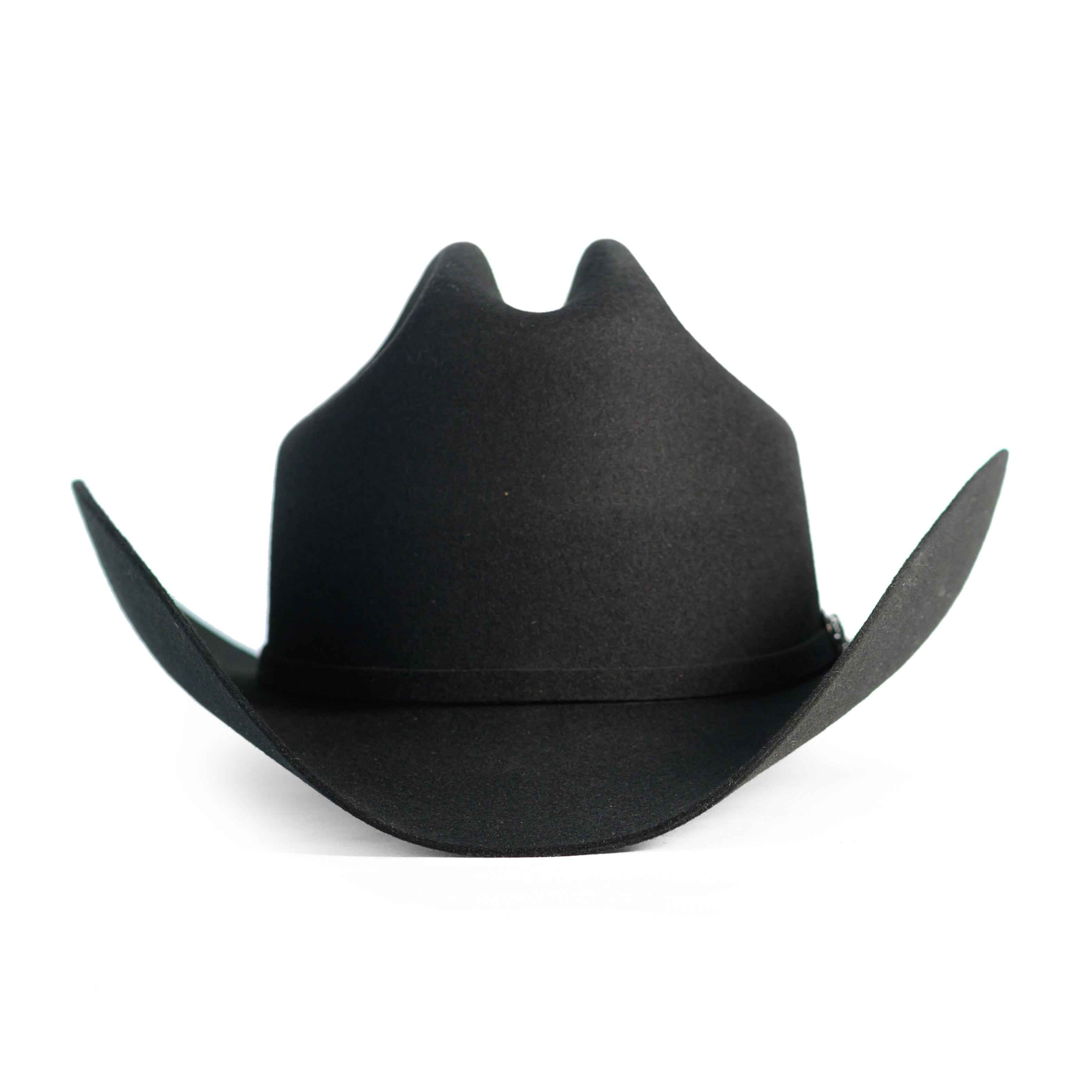 Sombrero Vaquero Texana Laramie Lana Negro 100x