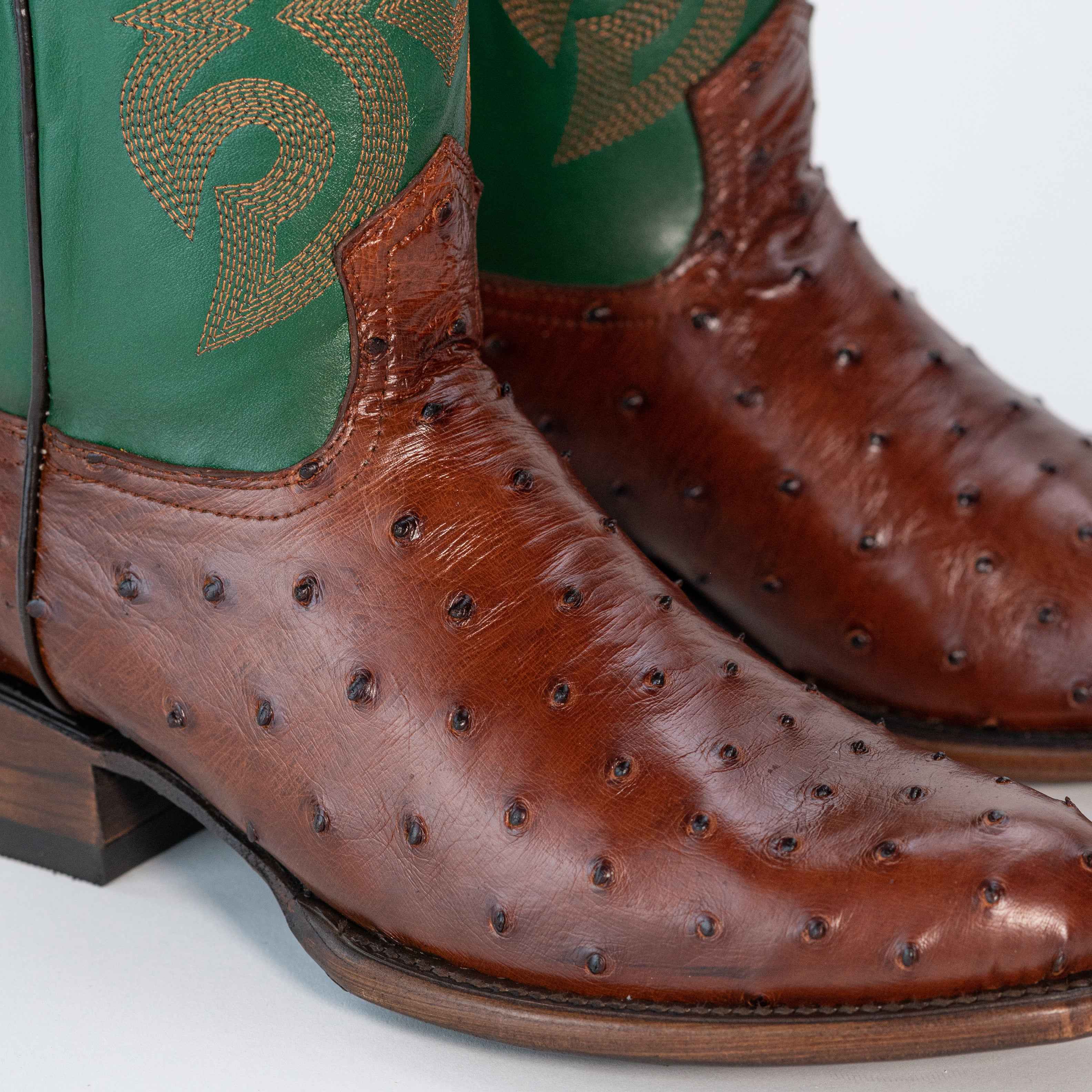 Bota Vaquera Hombre Avestruz
