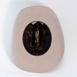 Texana Sombrero Vaquero de Lana Beige Horma Bufalo