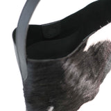 Bolso Shopper de Piel con Pelo de Vaca