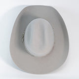 Texana Sombrero Vaquero de Lana Gris Claro Horma Bufalo
