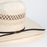 Sombrero Vaquero Tacalero de Papel de Arroz - Horma Minnick Randa Bicolor