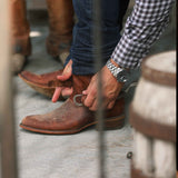 Bota Easton Vaquera Hombre Color Miel