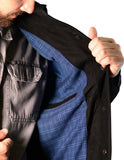 Suede Western Jacket – Chest Pockets & Cowboy Detailing