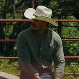 Cowboy Hat Tri-color Buffalo 50x