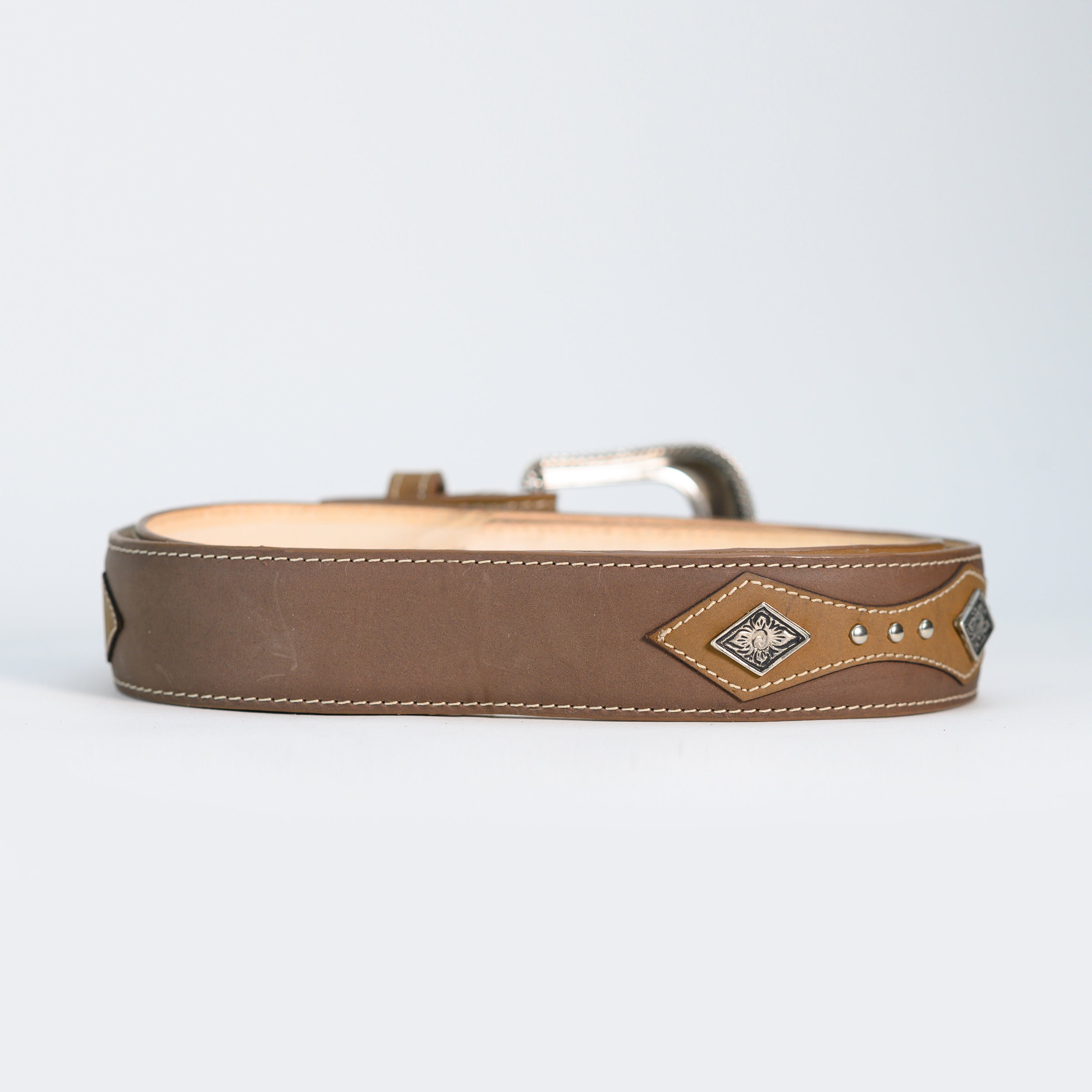 West Concho Tobacco Brown Cowboy Belt