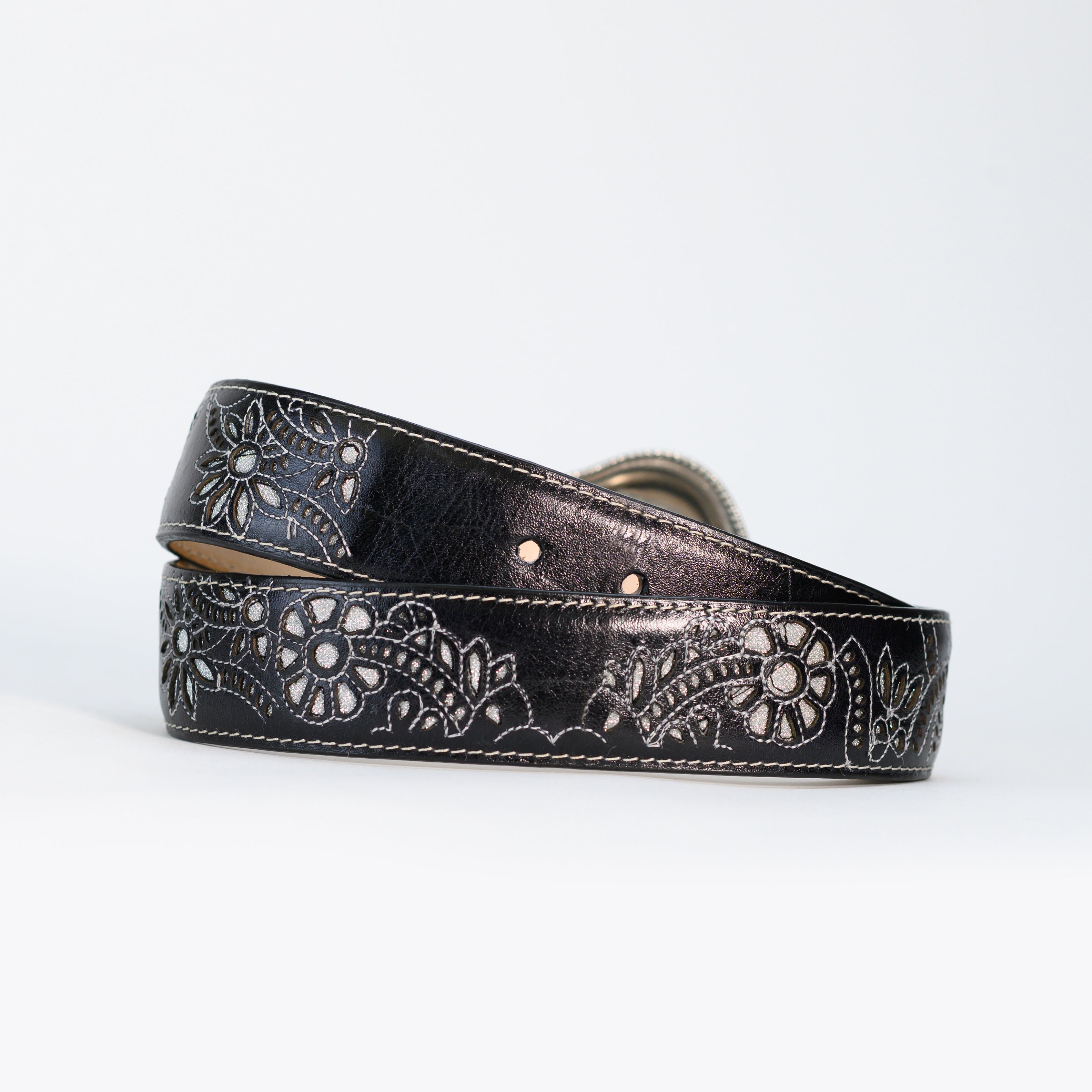 Celina Black Cowboy Belt