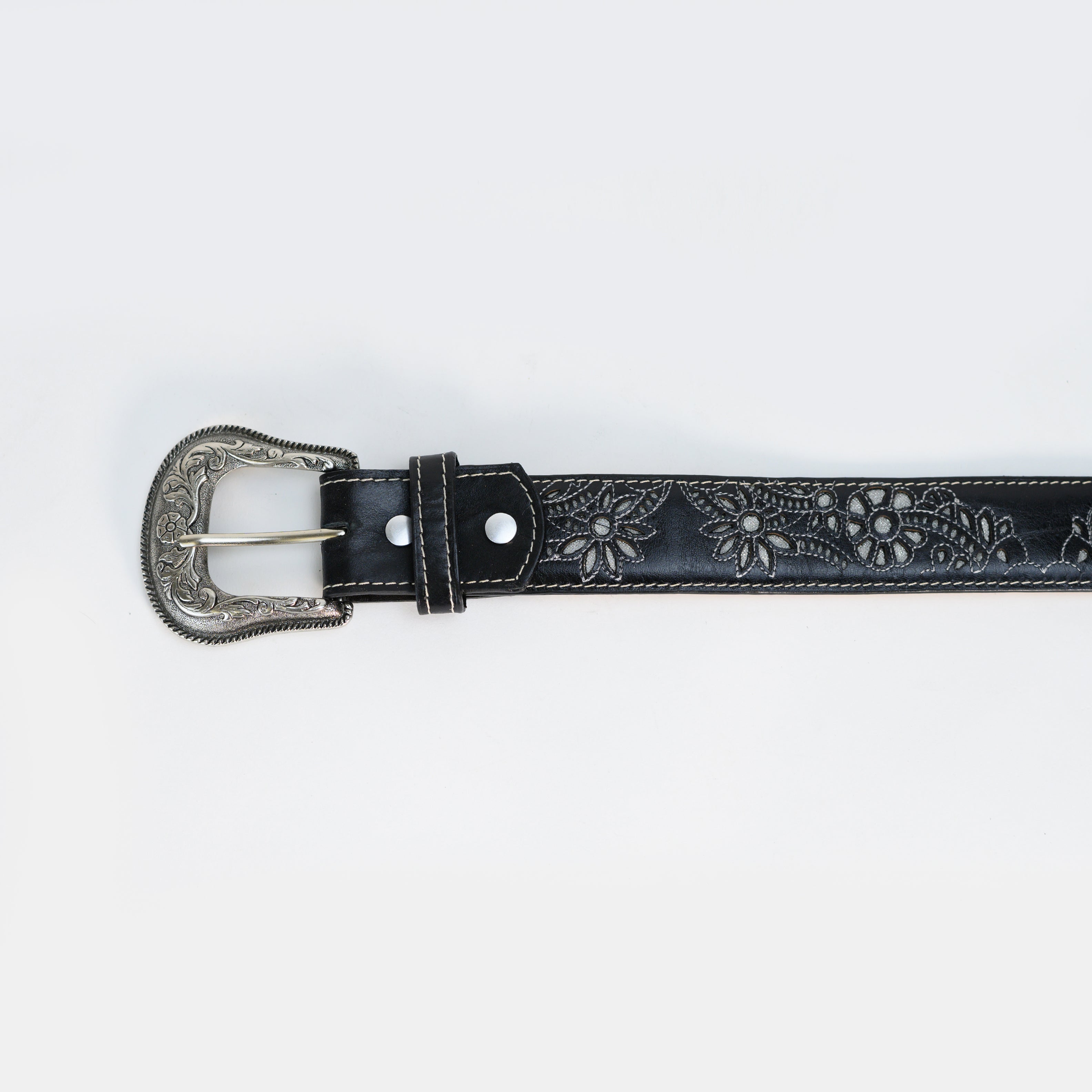 Celina Black Cowboy Belt