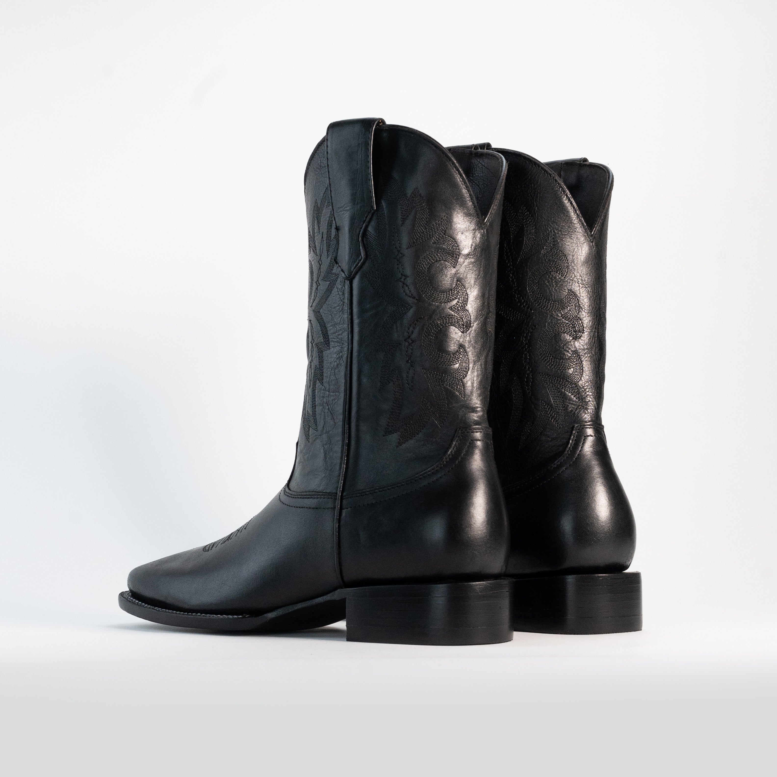 Bota Vaquera Hombre Color Negro
