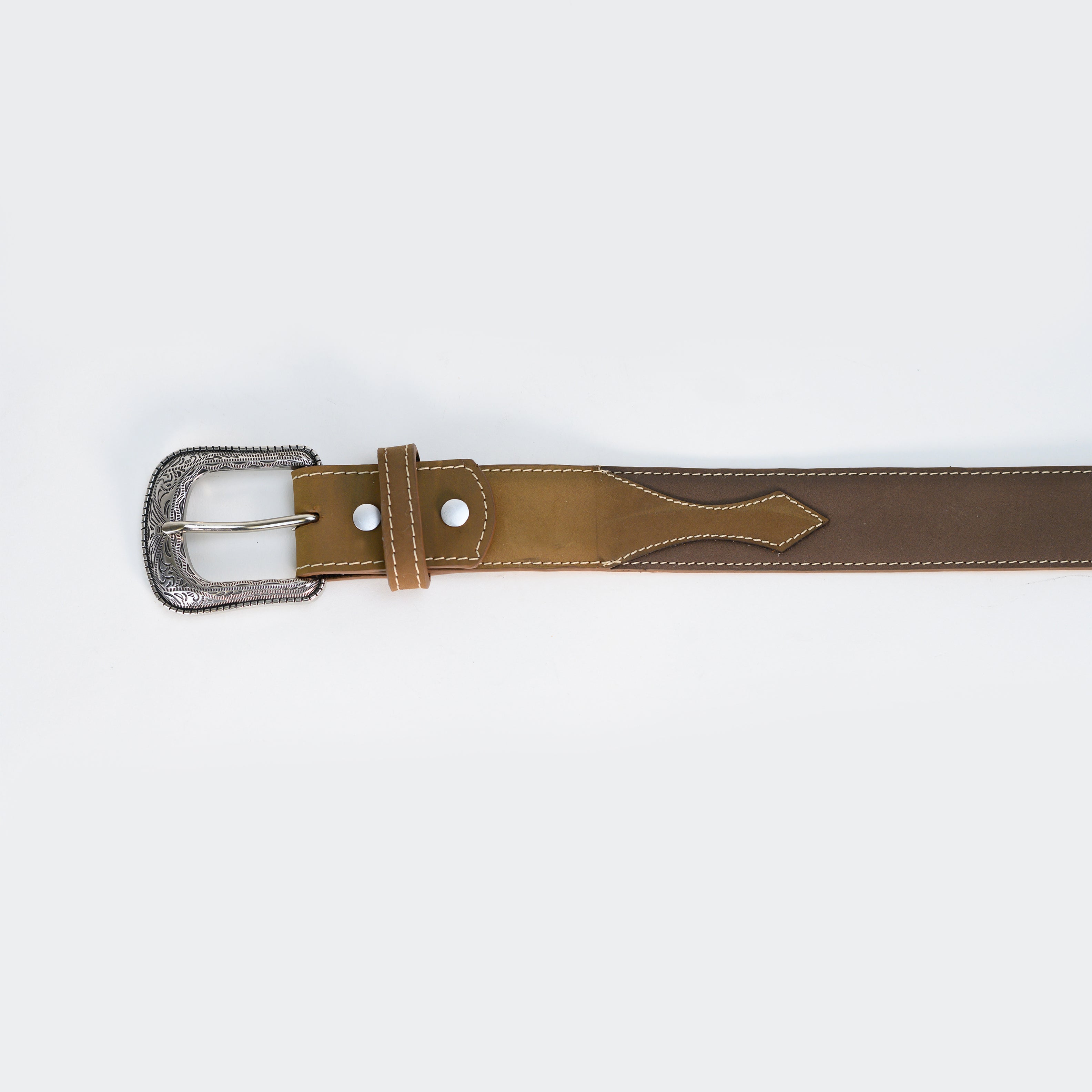 West Concho Tobacco Brown Cowboy Belt