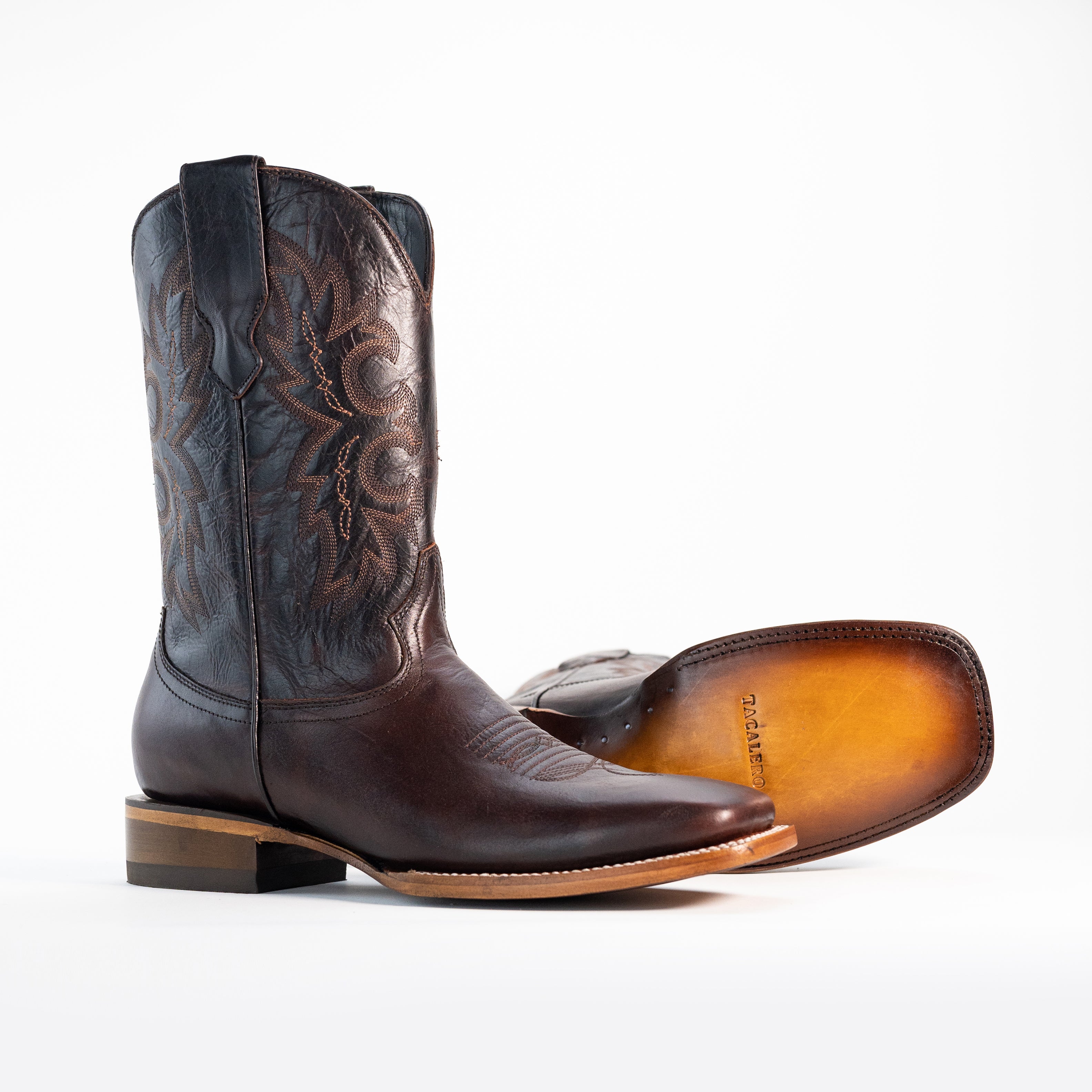 Bota Vaquera Hombre Color Café