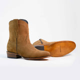 Bota Vaquera para Hombre Tyler Piel Gamuza Café