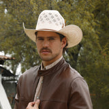 Sombrero Tacalero Papel de Arroz Horma Minnick Fresita Bicolor